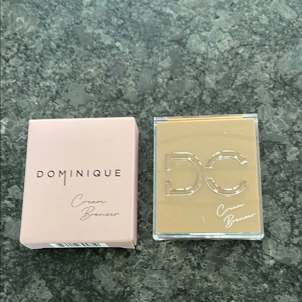 Dominique Silktone Cream Bronzer in Light Tan Blendable buildable good for skin